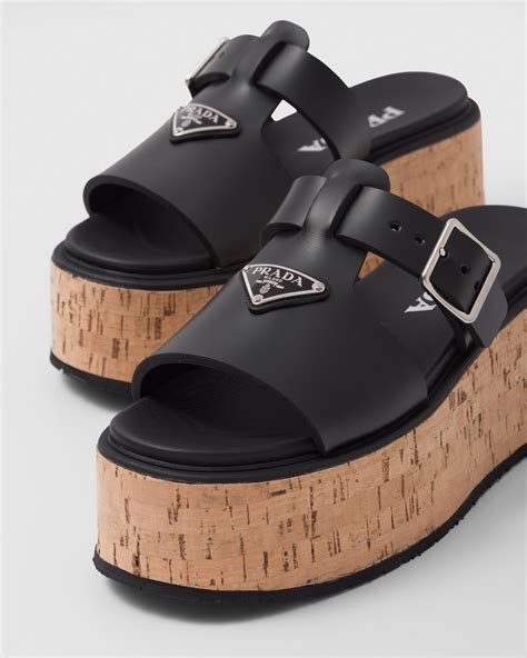 prada mens wedge shoes|prada chunky heel sandal.